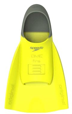 Speedo DMC ORIGINAL - Pinne unisex per adulti, giallo iper/oliva, M-L