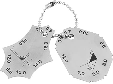 Stainless Steel Welding Measuring Devices Portable Measurable Measurement Tool for Filling Welding Compounds That Are Suitable Include Measurements of the Neck Depth and Leg Length