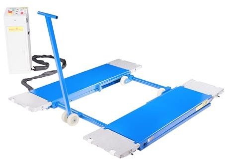 Pro-Lift-Montagetechnik Sollevatore a forbice 3,2t elettroidraulico, con kit di manovra 230 Volt con sblocco elettrico automatico