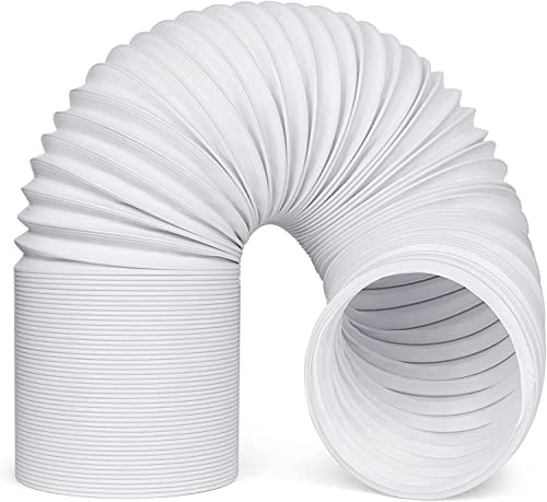 Tragbarer Klima abluftschlauch, Flexibel PVC Lüftungsschlauch gegen den Uhrzeigersinn Klimaanlagenteile, Universell Abluftschlauch Verlängerung für Klimaanlage Wäschetrockner (Ø130mm, 3 Meter)