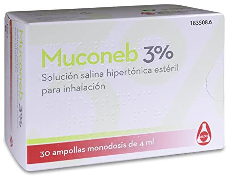 Solución Salina Muconeb 3% 30 Ampollas