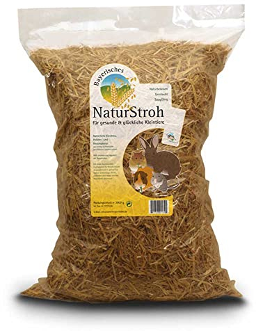 3 kg echt Bayerisches NaturStroh für Kleintiere im Vorteilspack