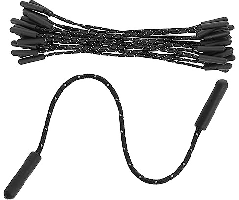 EXCEART de Tiradores de Cremallera y Decorativos Fáciles de Instalar 20 Piezas de Doble Cabeza de Tpu y Nylon para Chaquetas y Abrigos