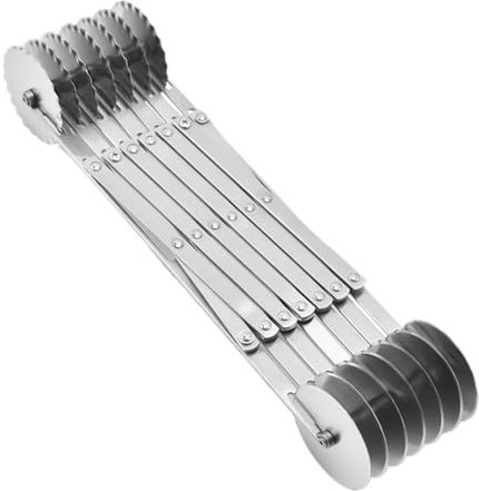 Rueda para cortar , cortador de pizza, cortador de , rodillo para cortar pizza, cortador de pasta de ravioli, cortador de raviolis y lasaña de acero inoxidable, herramienta para hornear gofres