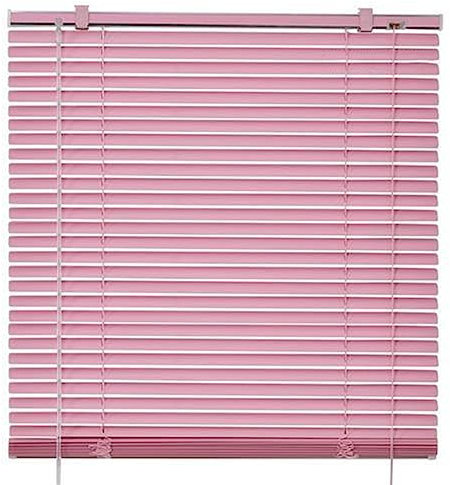 Aluminium-Jalousien, rosa, Lichtfilter-Rollos für Schlafzimmer/Küche/Badezimmer, Größe 110 x 130 cm