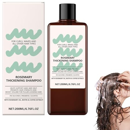 Rosemary Hair Tonic - Tonico Rinvigorente per Capelli con Rosmarino, Crema idratante ricciolo - cura ricca per ricci definiti e pelle illuminata (shampooB), 150ml