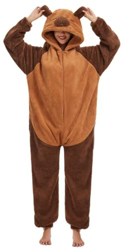Xinlong Pijama Mono Panda Cosplay Costume Pingüino Ropa de Dormir Invierno Oso Sloth Animal Hombre Mujer Carnaval Halloween