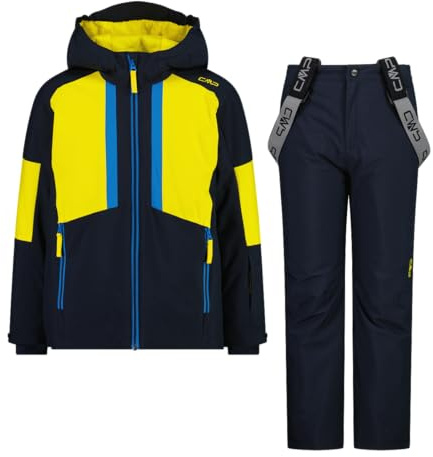 CMP Skidådräkt för barn i twill, 35W0294, Vintersol/mörkblå, 116