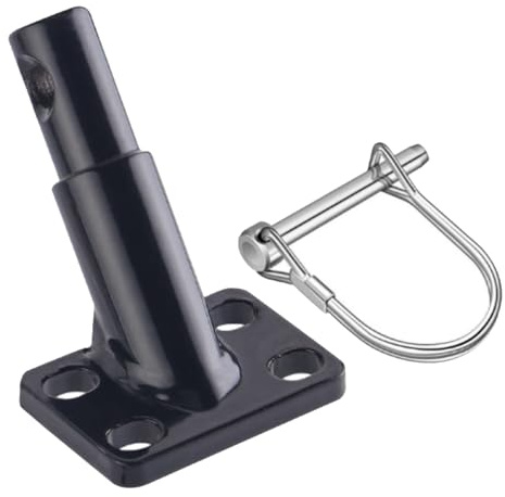 PAMINGONO Enganche para Remolque de Bicicleta con Mecanismo Giratorio Adaptador Resistente de Alta Carga para Remolques Mascotas Conexión Rápida sin Herramientas para Ciclismo y
