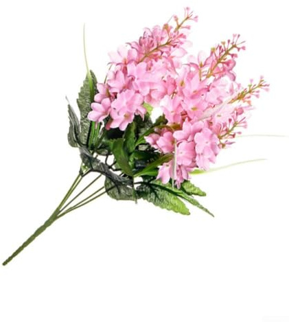 Realistisk siden hyacint blommor för bröllop bord dekor mantel visar hylla styling och inomhus blommig accent applikationer (rosa)