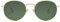 SOJOS Mode Rund Polarisiert Damen Herren Sonnenbrille Linsees Unisex Sunglasses SJ1014 mit Gold Rahmen/Türkis Linse