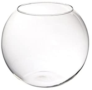 Varotto & Co. Vaso a Sfera in Vetro Trasparente Lucido cm 24,5h diam.30 cod.VA00753LU