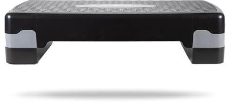 GymBeam Fitness Stepper für Zuhause - Praktisches Aerobic-Steppbrett aus Polypropylen, höhenverstellbares Übungsgerät für Zuhause, bis zu 250 kg, geeignet für Krafttraining und Aerobic