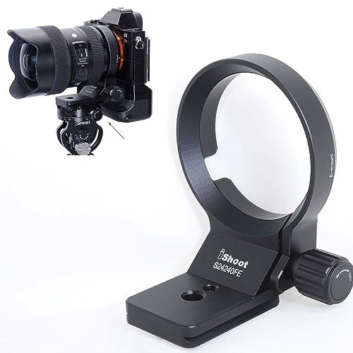 Tripod Mount Ring Lens Collar Support Bracket Compatible with Sigma 14-24mm F2.8 DG DN Art, 24-70mm F2.8 DG DN Art, 28-70mm F2.8 DG DN C, 85mm F1.4 DG DN Art, 105mm F2.8 DG DN Macro (E-Mount) Lens