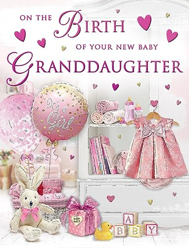 Regal Publishing Biglietto per nascita nipote – 20,3 x 15,2 cm – Piccadilly Greetings