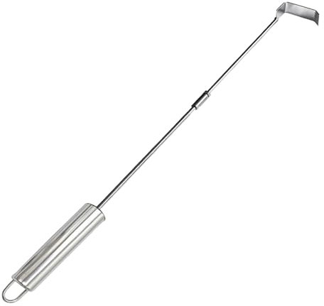 Pelle à cendres pour poêle à bois, râteau en acier inoxydable pour enlever les cendres, pelle à charbon, outils de nettoyage de barbecue pour cheminée, poêle à bois