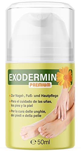 Exodermin Premium | Crème quotidienne pour les pieds, les ongles et la peau | Distributeur à pompe pratique de 50 ml 1x
