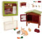 gotyou Farm World Kaninchenstall, 11Teile Spielset mit 3 Kaninchen Tierfiguren, Stall und Zubehör,kaninchenstall, Spielzeug für Kinder ab 3 Jahren