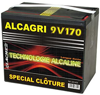 Pila - Batteria 9V 150 Ah Alcalina per Recinti Elettrici Non Ricaricabile