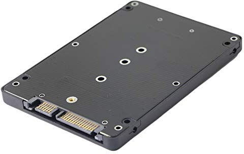 Adattatore da SSD M.2 (NGFF) a SATA III da 6,3 cm B & M Key SATA basato su convertitore SSD NGFF a scheda SATA 3.0 da 2,5 pollici - fino a 6 Gbps Supporto 2230 2242 2260 2280 Hard Disk