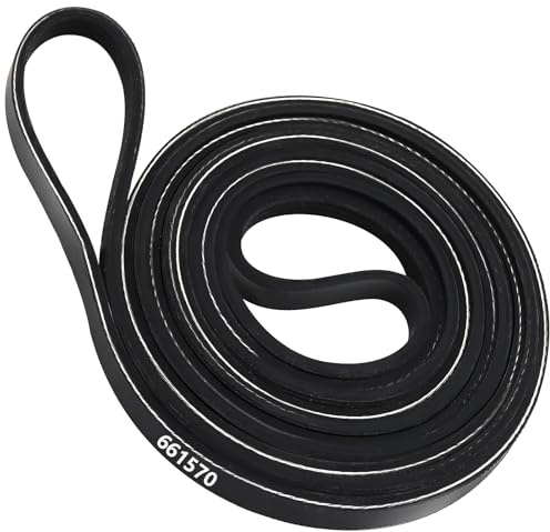 661570 3387610 Dryer Drum Belt 93.5 inches Fit for Whirlpool Kenmore Dryers - Replace 661570V 3387610 339728 AP5983729 PS11722115 3393999 for wed94hexw0 wed8300sw2 by Beaquicy