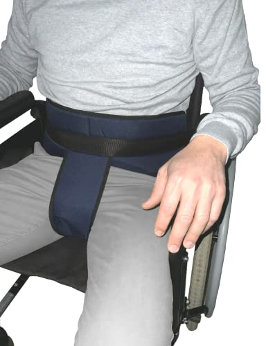 Gar Medical Ceinture de sécurité pour fauteuil roulant, taille universelle abdomino-pelvienne, ceinture de sécurité adulte. Taille unique 200Cm réglable