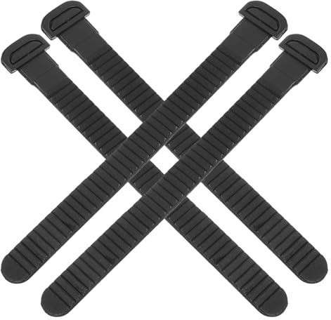 CIYODO Lot de 4 Sangles de Fixation réglables pour Patins à roulettes et Patins à Glace, Accessoires Robustes et résistants à l’Usure, compatibles avec Patins de Vitesse et de Hockey