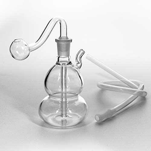 PINGZHI Glass Oil Burner Water Bong Pipes Thick Clear Pipe Small Bubbler Mini Oil Dab Rigs