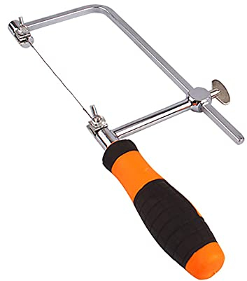 Candeon Scie à Chantourner, Scie a Bois Scie a Main Scie a Ruban Scie à Métaux Avec 5 Lames De Scie De Rechange Pour Le Travail Du Bois Maquettisme Fabrication De Bijoux