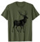 Breu Jagdbekleidung & Jäger Geschenke Hirsch für Jäger Jagd T-Shirt, Herren, Grün, S, Klassisches Hirschmuster T-Shirt, Tier, Klassisch, Alle, 1 Count