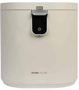 Food Cycler Eco 5 Award-Winning Kitchen Food Recycler | Indoor Composter Bin Alternative | Electric Countertop Food Disposer with Odorless 5L Indoor Food Waste Bin for Easy Waste Management | White