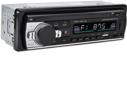Reproductor de DVD de un Solo DIN Estéreo para Coche 20 × 11 × 8 Dual USB Montado en el Coche Radio FM Manos Libres Llamada sin Pérdidas Reproductor de Música Mp3