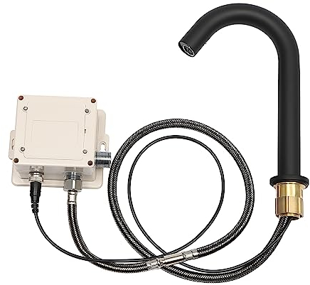 Acesunny Waschtischarmatur Infrarot Sensor Wasserhahn Bad Automatisch Waschbecken Armatur Waschtischarmatur Bad Wasserhahn Waschbecken Einhebel Mischbatterie Badarmatur