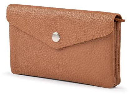 1965 Echt Leder Geldbörse Herren Brieftasche mit Reißverschluss Querformat, Stilvolles Accessoire für den eleganten Mann, Sicher, vielseitig einsetzbar in Gastronomie, Business und auf Reisen.