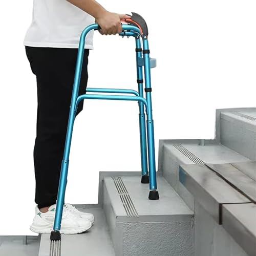 Andador para Ancianos sin Ruedas, Andador plegable para subir escaleras, elevador de escaleras, andador ligero, para ancianos