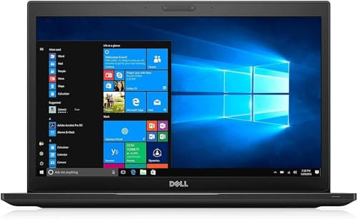 DELL Latitude 7480 14 Business-Laptop, FHD (1920 x 1080), Intel Core i5-6300U 2,40–3,0 GHz, 16 GB DDR4-RAM, 256 GB Solid-State-Laufwerk, Windows 10 Pro (erneuert)