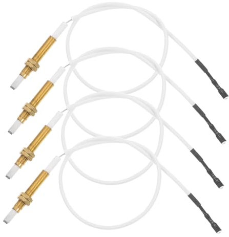 Angoily Lot de 4 brûleurs universels pour allume-feu chauffe-eau - Accessoires de barbecue - Brûleurs à gaz - Allumage universel - Assemblage pilote - Grille d'allumage de rechange - Cuivre