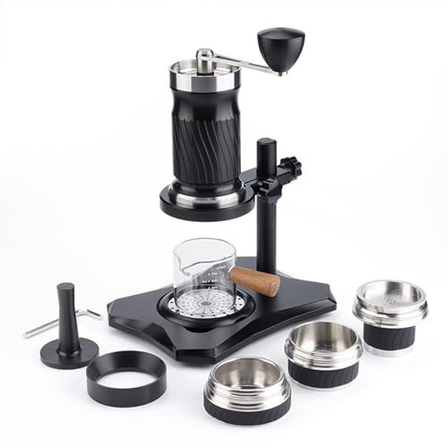 WOTZOV Cafetera Espresso, cafetera Manual, presión Variable de 9 a 12 Bares, Capacidad del Tanque de Agua de 100 ml, Temperatura del Agua Personalizable, portátil para Exteriores