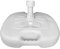 Sicignano | Base Grande per Ombrellone da Riempire, Plastica, con Tubo, capacità 14 Litri, Resistente, Compatibile con Tubo da 33 a 48 mm (1, Bianco)