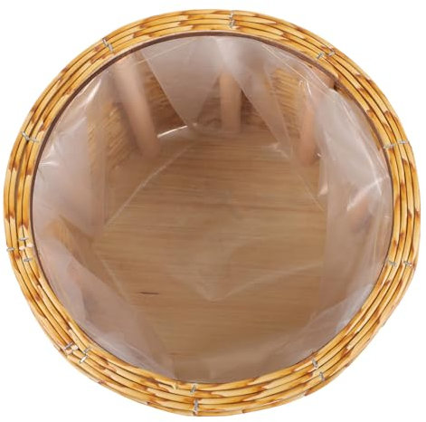 TOYANDONA Corbeille à Fleurs tressée Panier en Osier Panier de Plantes tissé à la Main ER de Plantes tissé pour Fleur ER de Fleurs tissé Bébé ers de Pot à en Bois