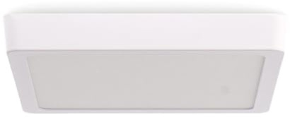 M Ledme - Panel de Superficie Serie Slim Cuadrado 20W, 2000lm, Luz Cálida (3000k). Lámpara de techo de interiores IP20. Ideal para Cocina, Dormitorio., Baño. Instalación sencilla, LM5255.