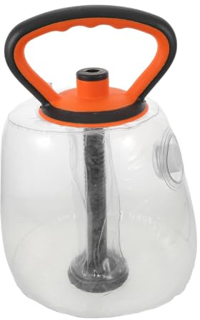 YARNOW Water-filled Soft Kettlebell 40mm Orange with Adjustable Weight for Single-handed Strength Training, Squat, and Hip Lift Home Gym Fitness Equipment