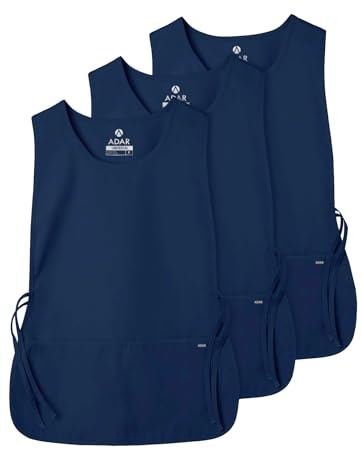 Adar Universal Cobbler Apron 3 Pack - Unisex Cobbler Apron - 7023 - Navy - R