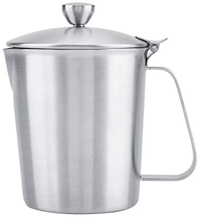Pichet Mousseur à Lait Pot à Lait en Inox Faire Mousser Café Cappuccino la Mousse de Lait (500ML)