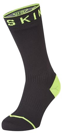 Sealskinz Calzino impermeabile per tutte le stagioni, con polsino Hydrostop, Unisex - Adulto