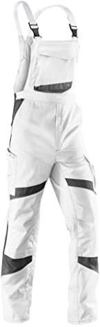 KÜBLER Workwear | KÜBLER ACTIVIQ Arbeitslatzhose | weiß/anthrazit | Größe 23