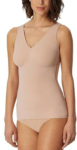 Schiesser Damen Trägertop mit herausnehmbaren Pads - Invisible Soft, Maple_170365, 40