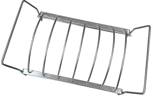 Happyyami Support De Support De Côtes Grille-pain De Dinde Grille à Rôtir Pour Dinde Supports De Côtes Levées Pour Barbecue Support Mini Pot Acier Inoxydable Bifteck Côtelettes D'agneau