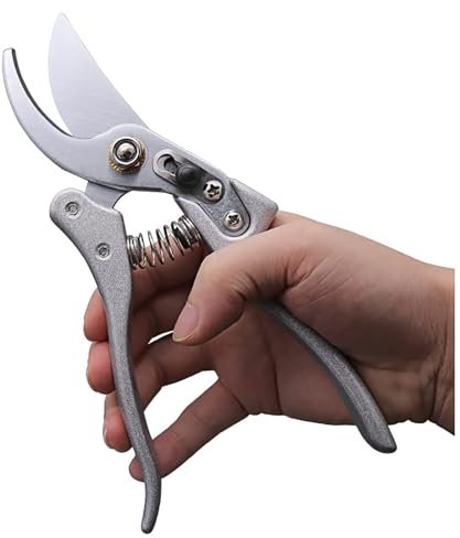 Tijeras de podar Tijeras de jardín de Mano con Mango Antideslizante Perfectas para podadoras de derivación Cortasetos cortacésped o Tijeras de Mano Herramientas Manuales