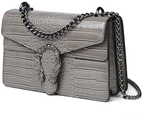 Travistar Bolso Bandolera Mujer Pequeña - Bolso Mujer Bandolera Pequeña de Cuero Bolsos al Hombro Pochette Mujer Firmada Bolso de Noche Bolso de Mano